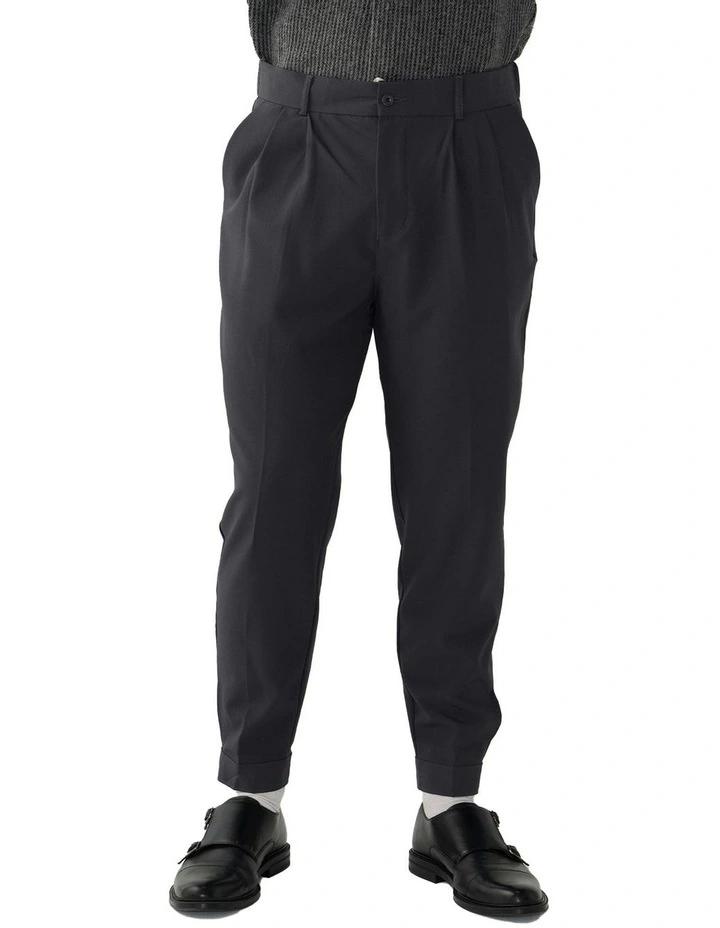 Kalvin Slim Tapered Trousers in Grey image 1
