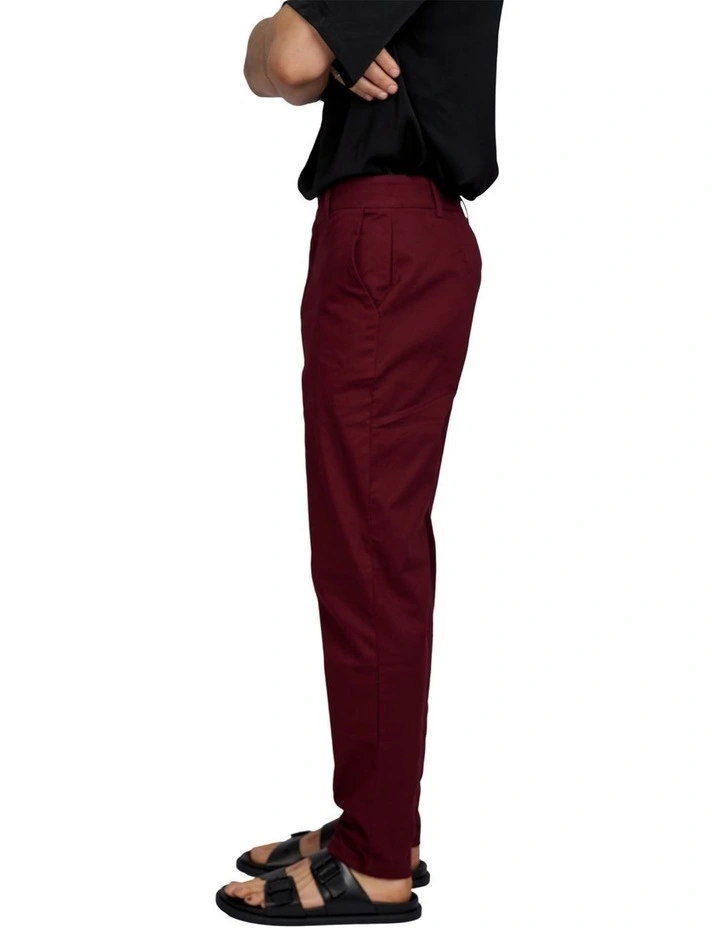 Louis Slim Pants in Red image 3
