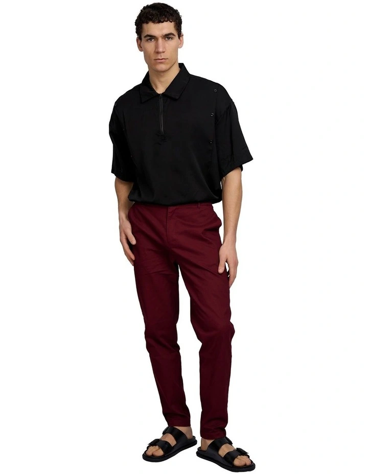 Louis Slim Pants in Red image 5