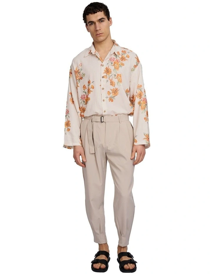 Dempsey Belted Joggers in Grey image 5