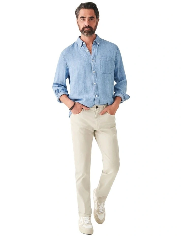 Comfort Twill 5 Pocket 2.0 Pant in Stone image 3
