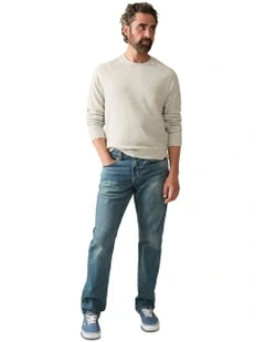 Legend Sweater Crew in Light Heather Grey