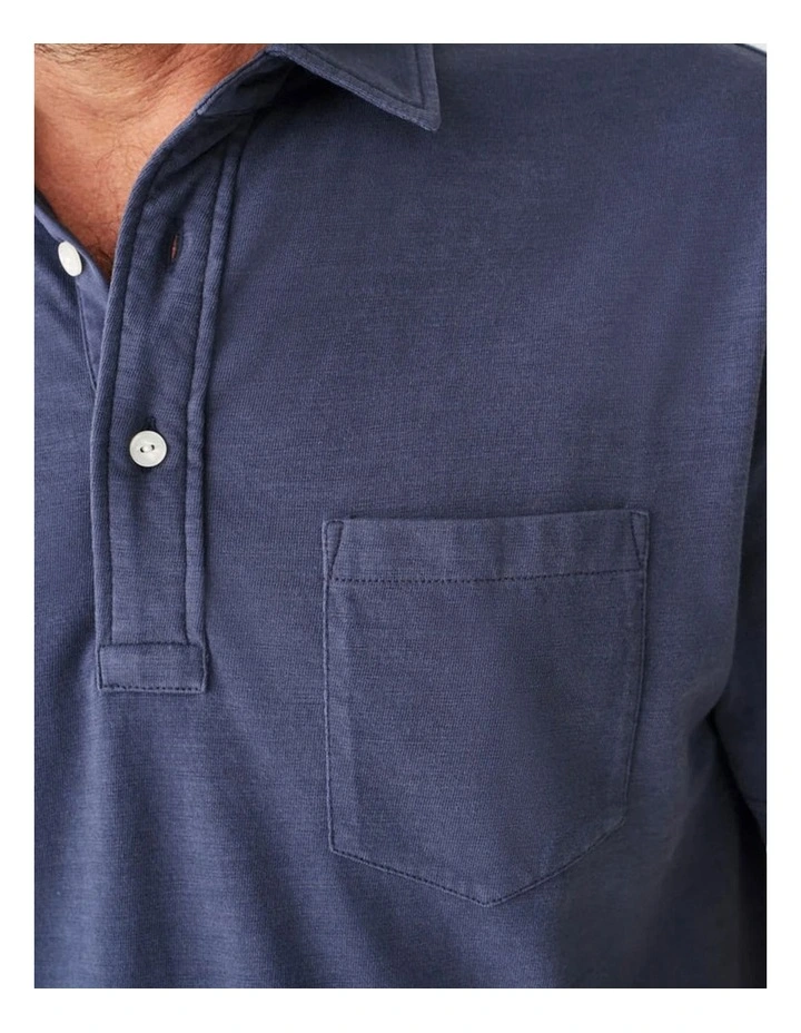 Sunwashed T-Shirt Polo in Dune Navy image 3