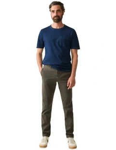 Sunwashed Indigo Pocket Tee in Blue