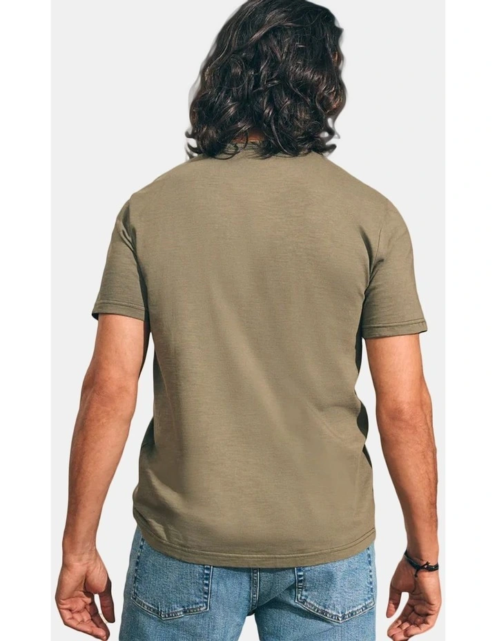 Sunwashed Pocket Tee in Olive image 2