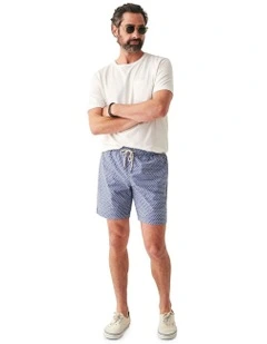 Beacon Trunk (7 Inseam) in Fishscale Batik