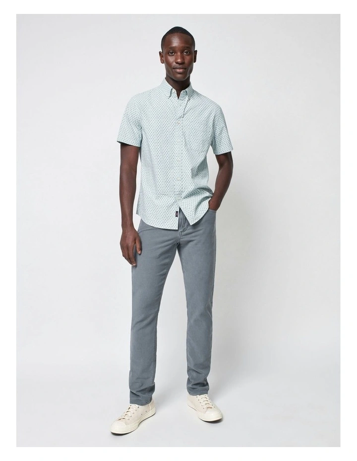 Short Sleeve Stretch Playa Shirt in Two Tone image 1