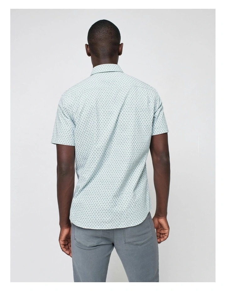 Short Sleeve Stretch Playa Shirt in Two Tone image 6