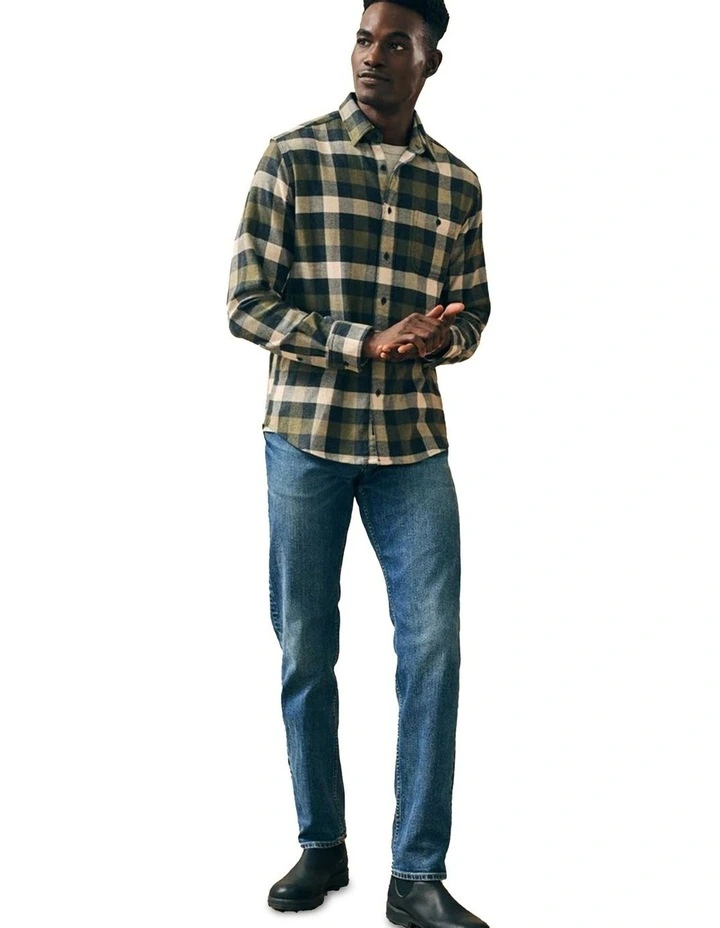 Super Brushed Flannel Shirt in Multi image 1