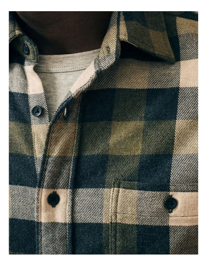 Super Brushed Flannel Shirt in Multi image 3