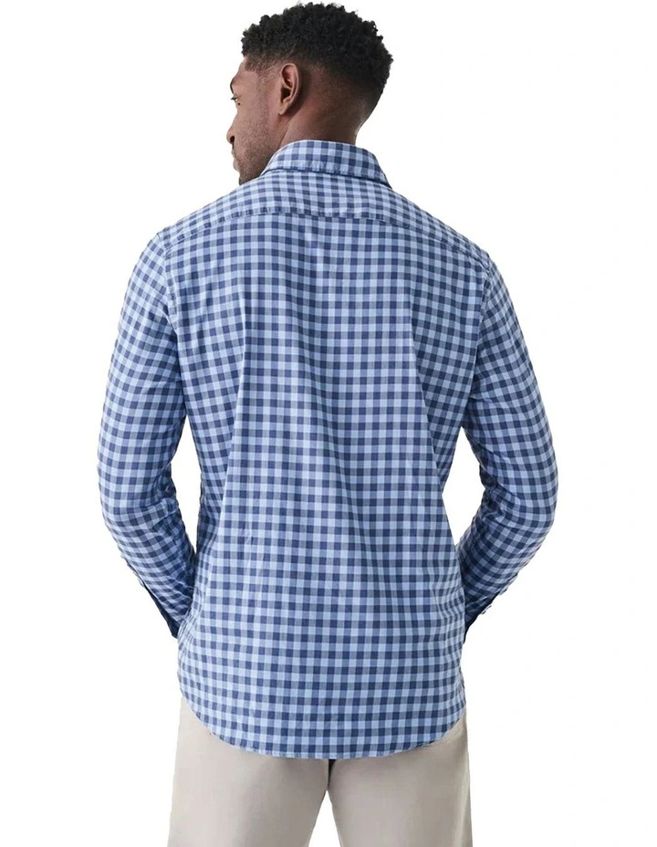 The Movement Shirt in Navy image 2
