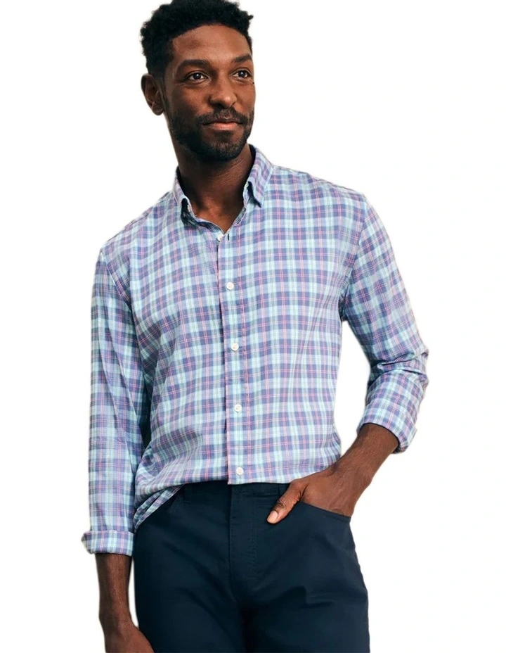 The Movement Shirt in Ocean Drive Plaid image 1