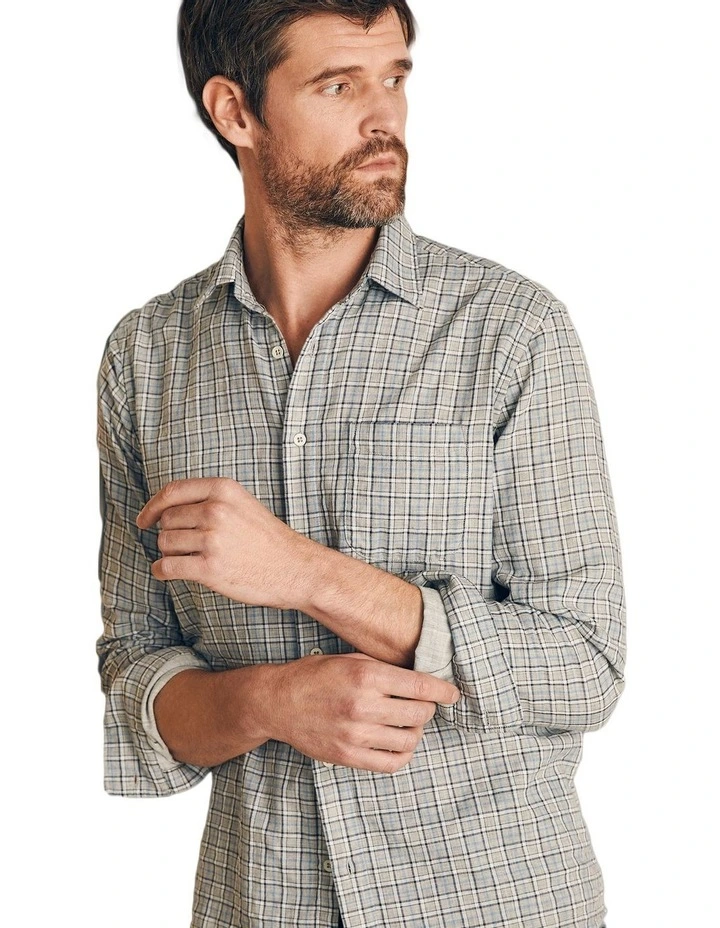 Sunwashed Chambray Shirt in Multi image 3
