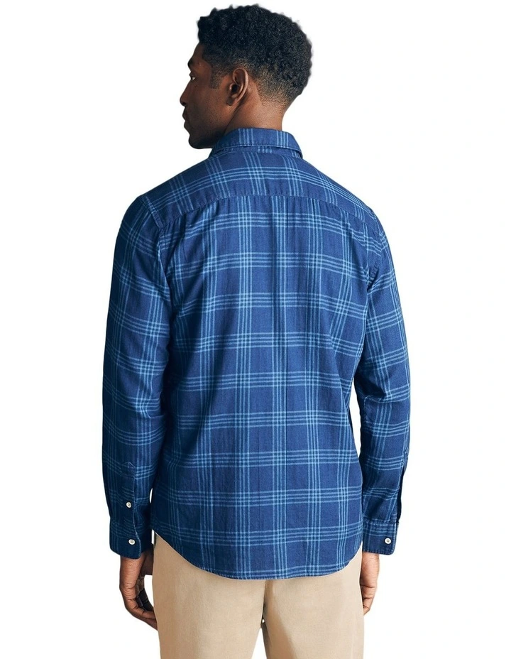 Sunwashed Chambray Shirt in Navy image 2