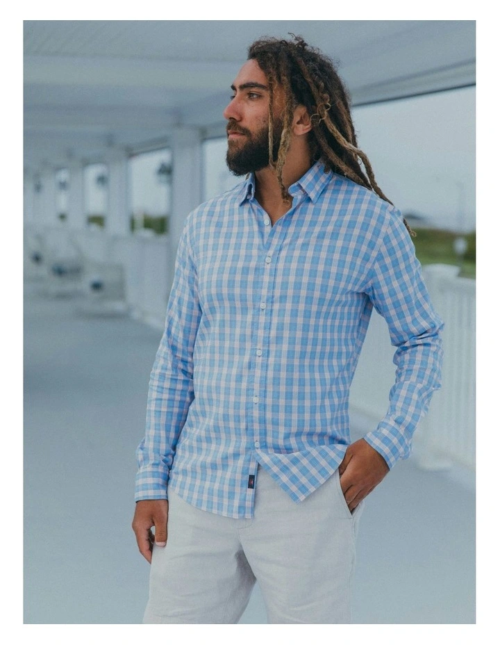 The Movement Shirt in Bay Reef Check image 2