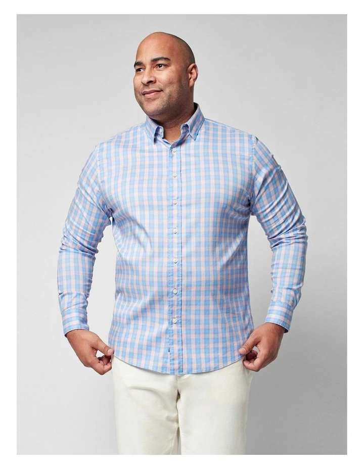 The Movement Shirt in Bay Reef Check image 3