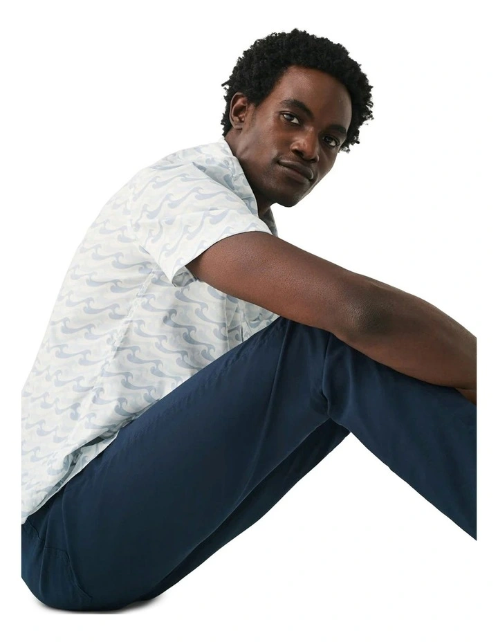 Movement Short Sleeve Shirt in Ivory image 3