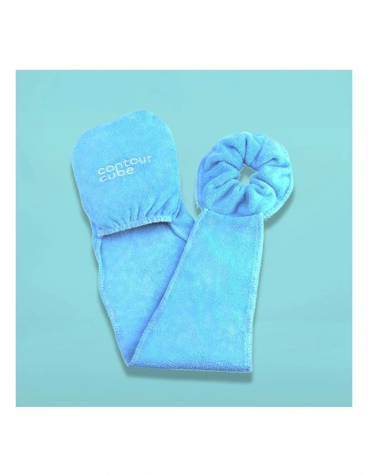 Mint Ice Facial Towel in Blue image 4