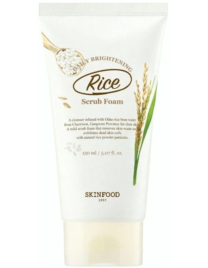 Rice Daily Brightening Scrub Foam 150ml image 1