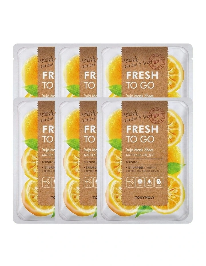 Fresh To Go Yuja Mask Set 5 1 25g*6 image 1