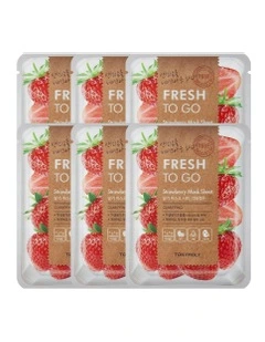 Fresh To Go Strawberry Mask Set 5 1 20g*6