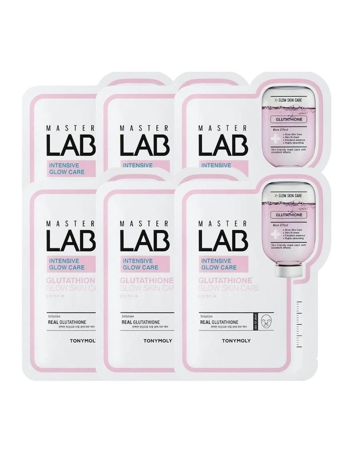 Master Lab Glutathione Mask Sheet 5 1 19g*6 image 1