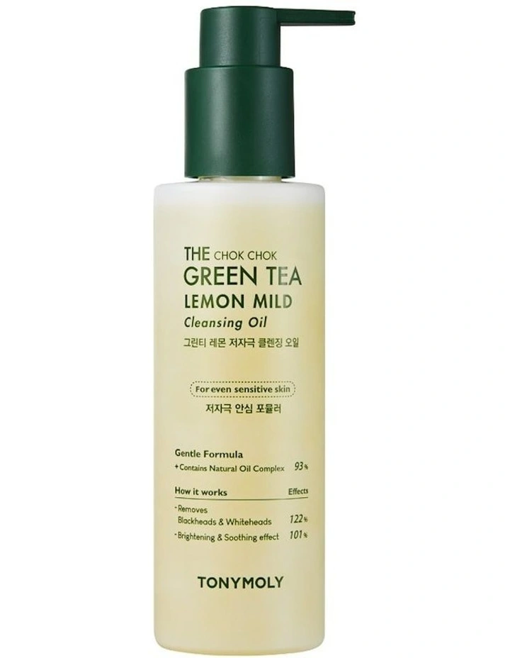 The Chok Chok Green Tea Lemon Cleansing Oil 200ml image 1