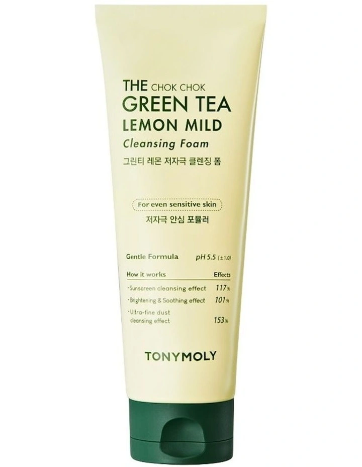 The Chok Chok Green Tea Lemon Cleansing Foam 150ml image 1