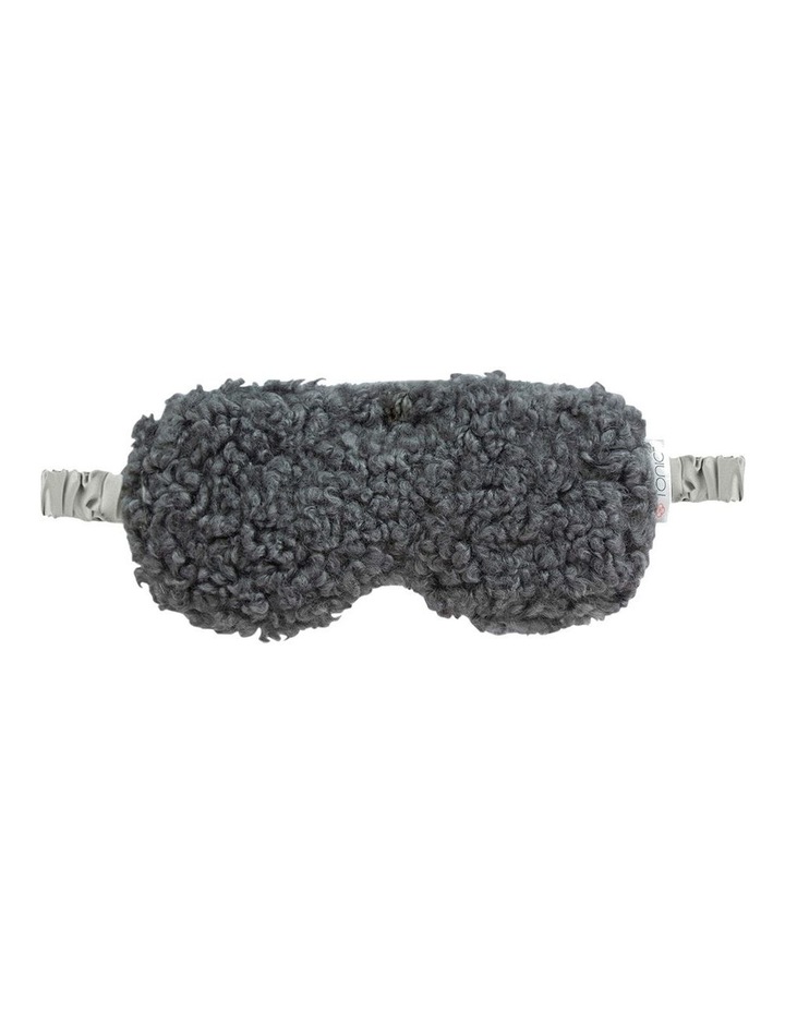 Boucle Eye Mask in Ivy Grey