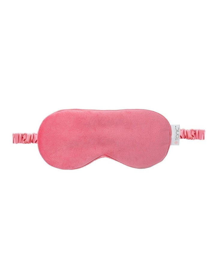 Luxe Velvet Eye Mask in Coral