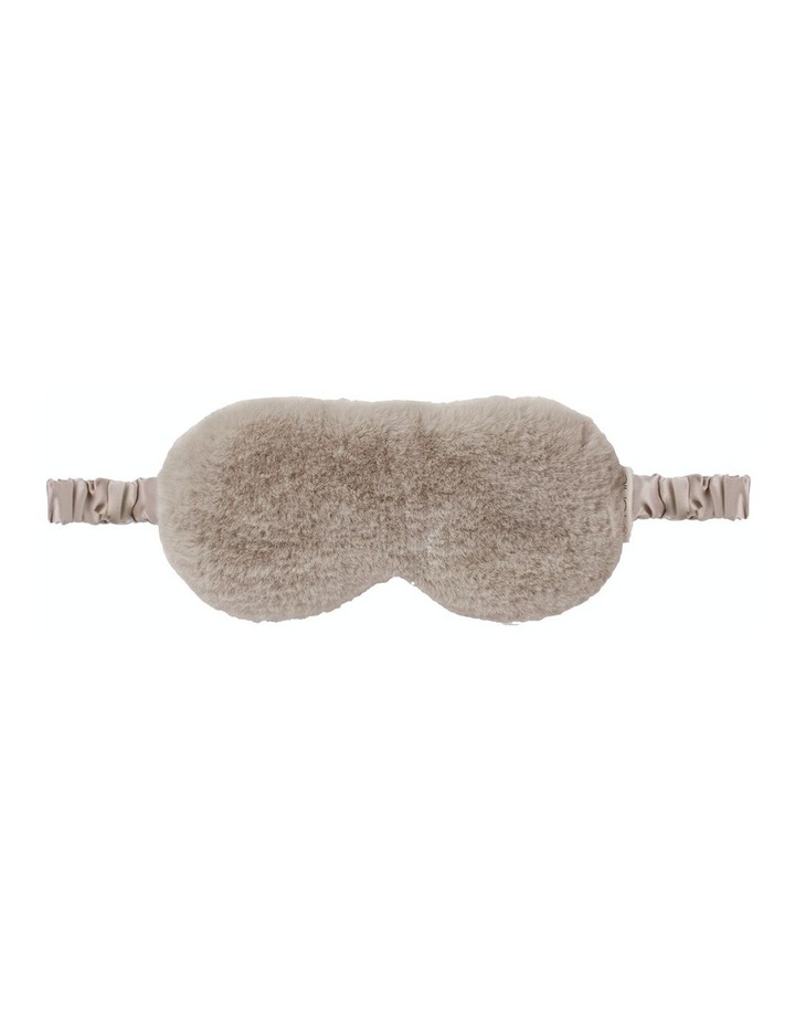 Deluxe Eye Mask in Mocha Brown