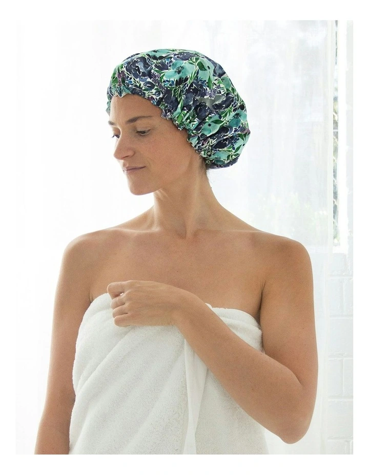 Tonic Flourish Shower Cap In Blue MYER