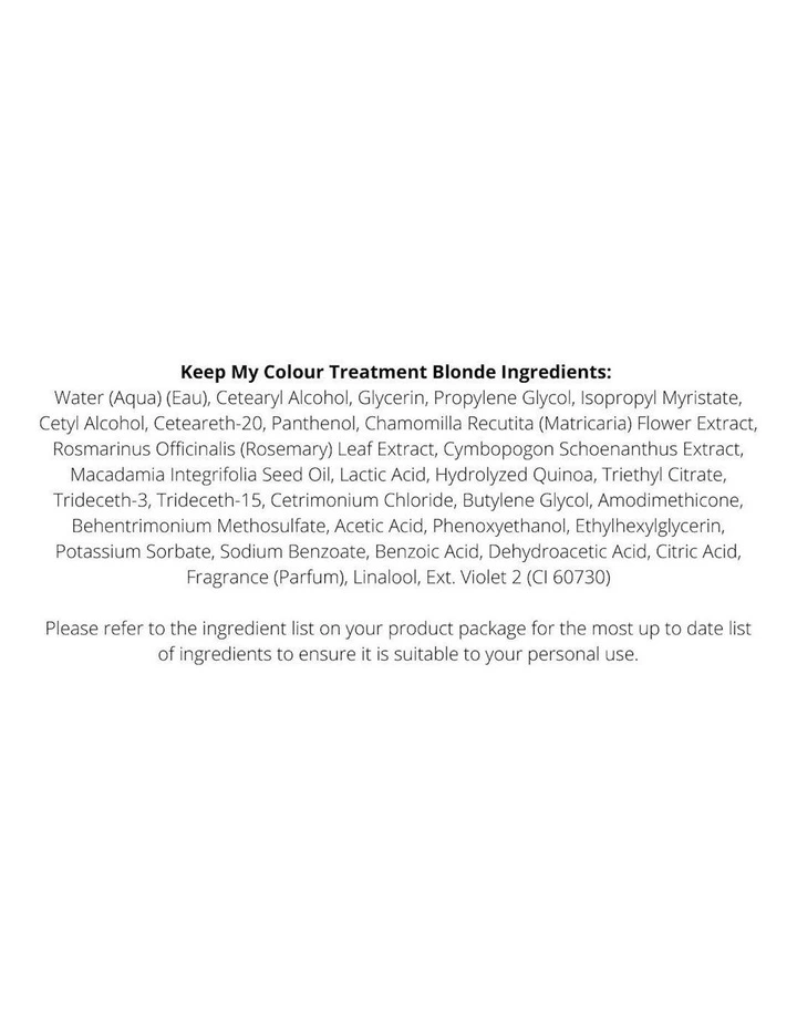Keep My Colour Treatment Blonde 960mL image 2