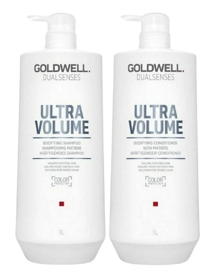 Ultra Volume Bodifying Shampoo & Conditioner 1L in White image 1