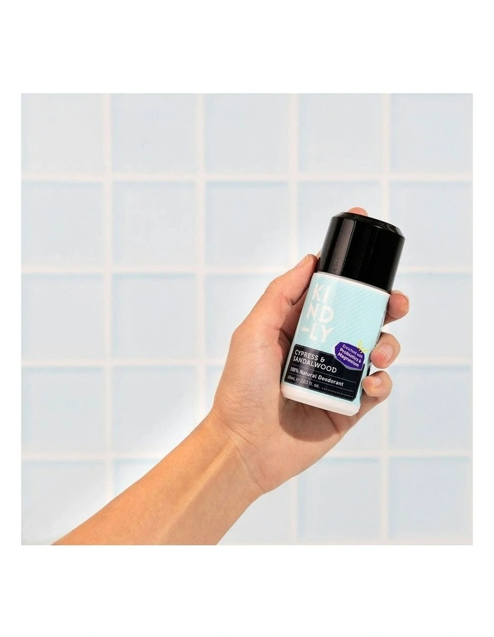 100% Natural Deodorant - Cypress & Sandalwood image 5