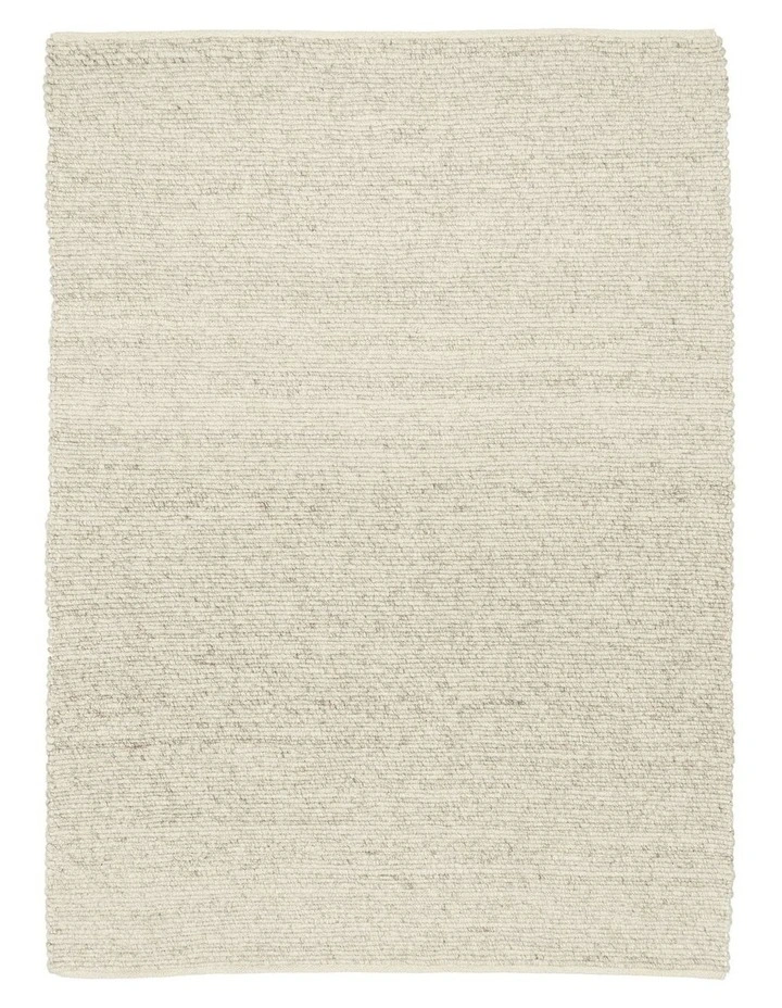 Denver Marbled Wool Rug in Cream image 1