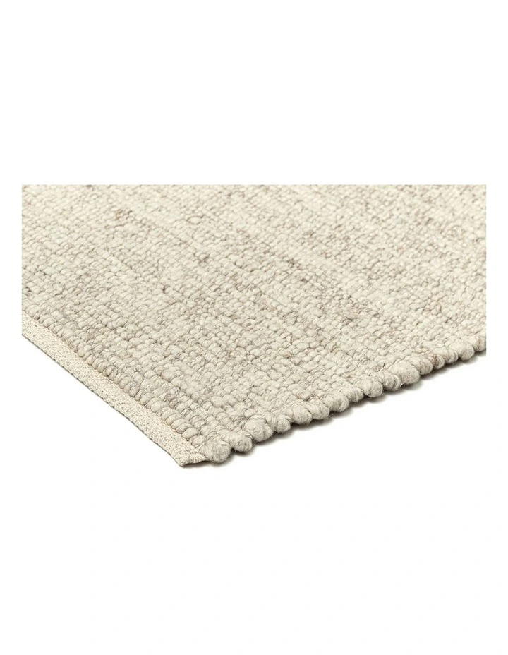 Denver Marbled Wool Rug in Cream image 2