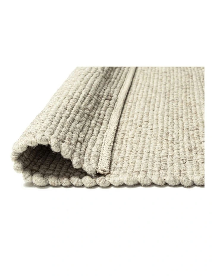 Denver Marbled Wool Rug in Cream image 3
