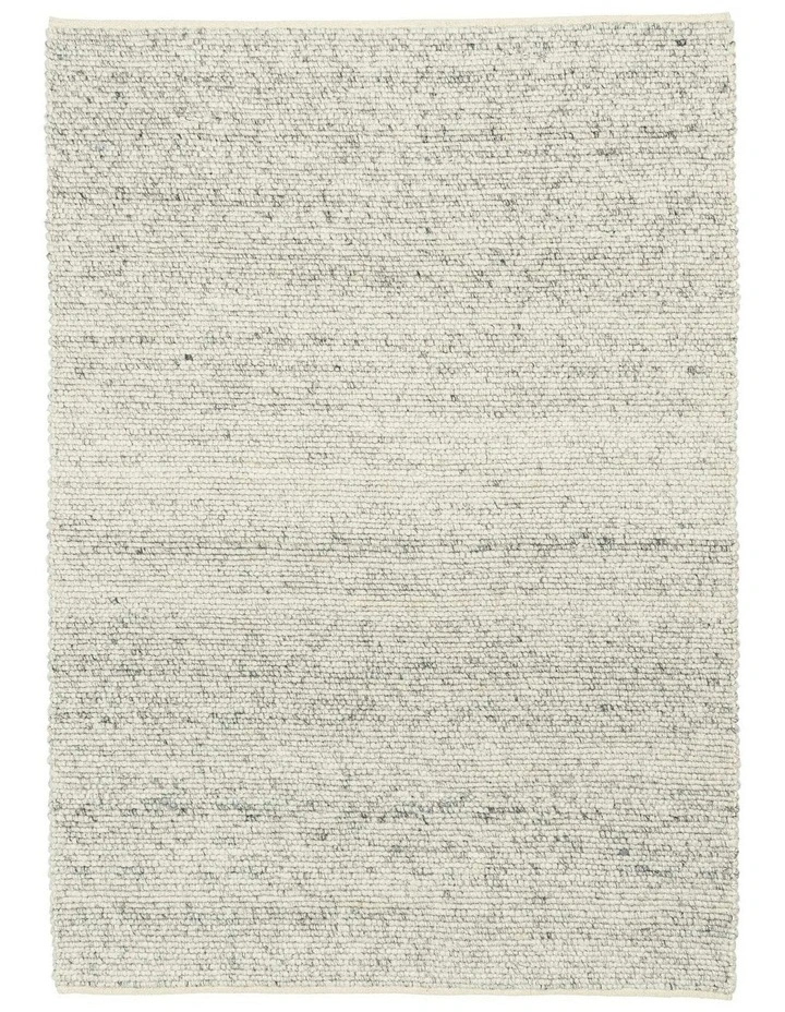 Mackenzie Marbled Wool Rug in Cream image 1