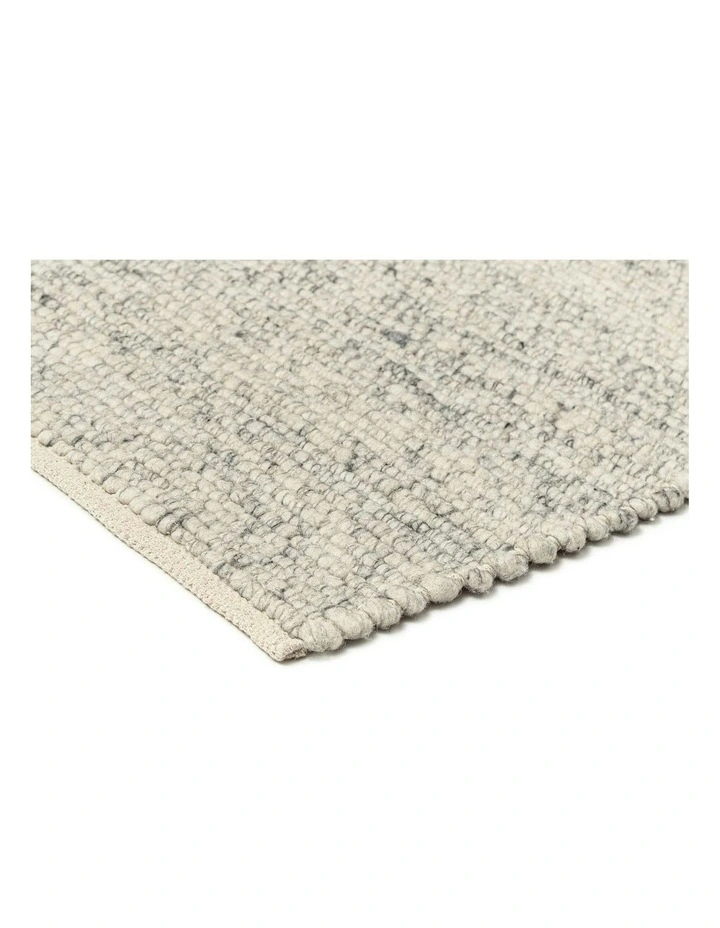 Mackenzie Marbled Wool Rug in Cream image 2