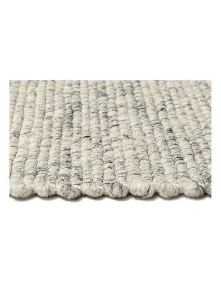 Mackenzie Marbled Wool Rug in Cream image 3