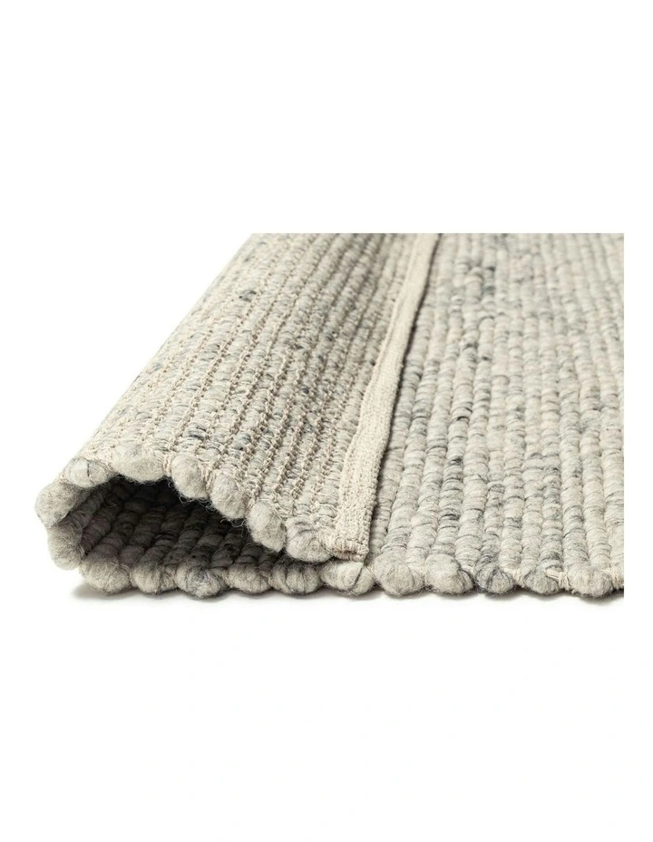 Mackenzie Marbled Wool Rug in Cream image 4