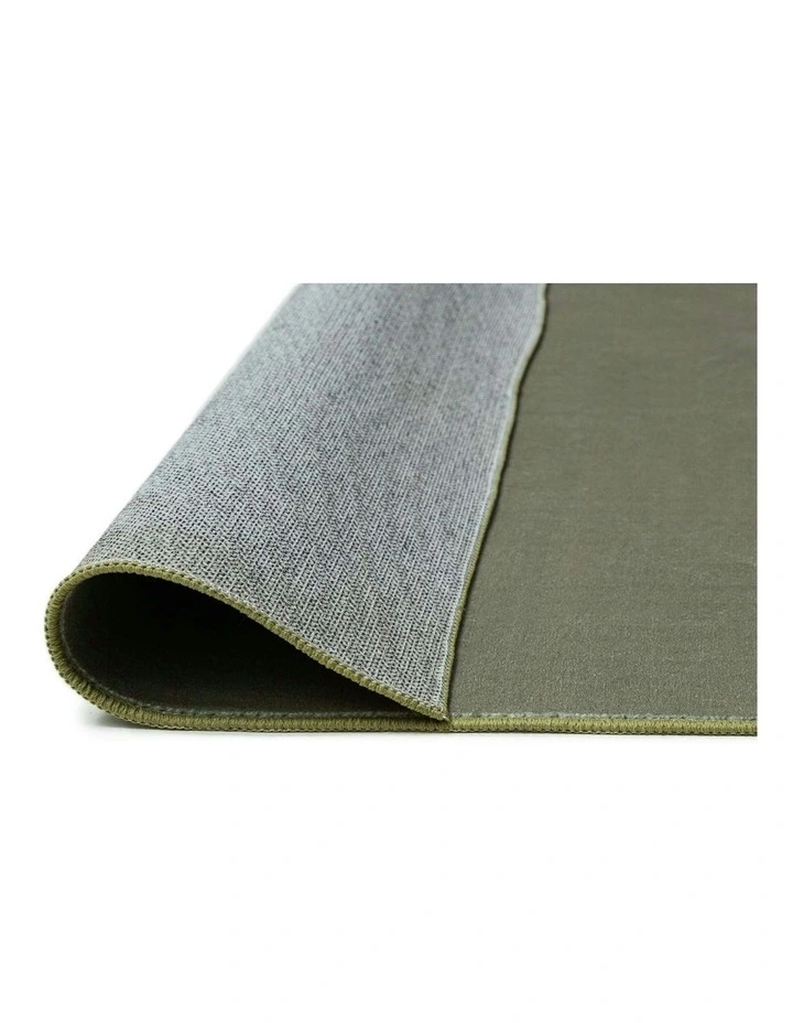 Miaria Printed Washable Rug in Green image 4