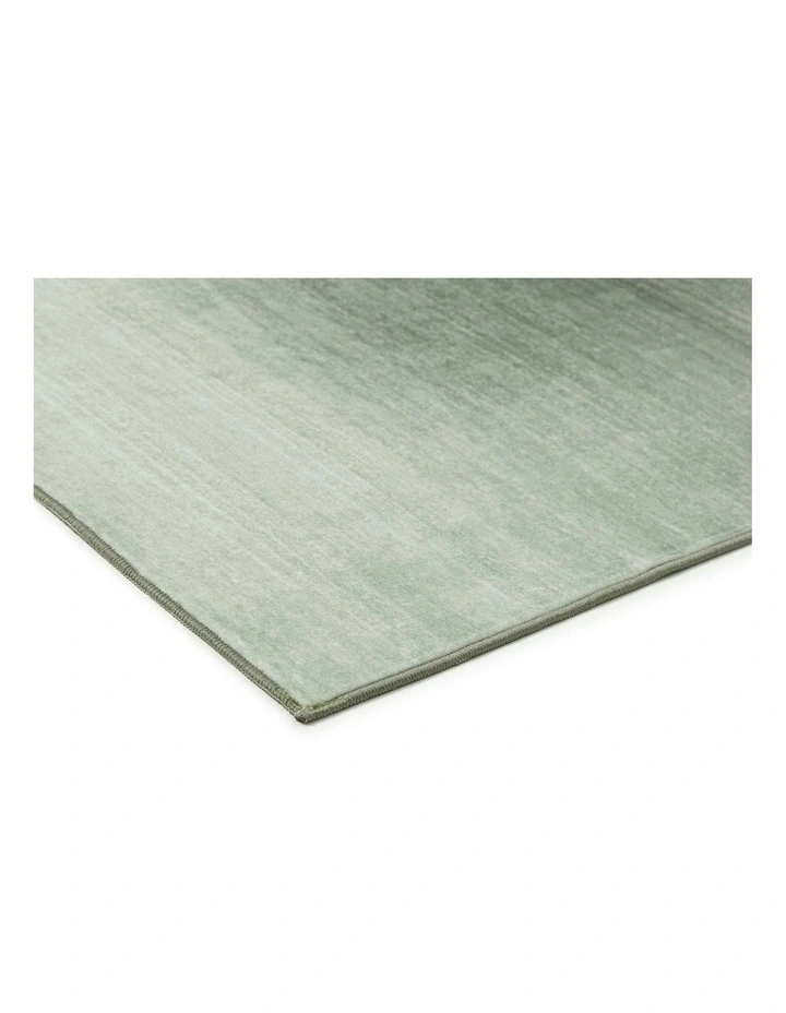 Macon Washable Rug in Green image 2