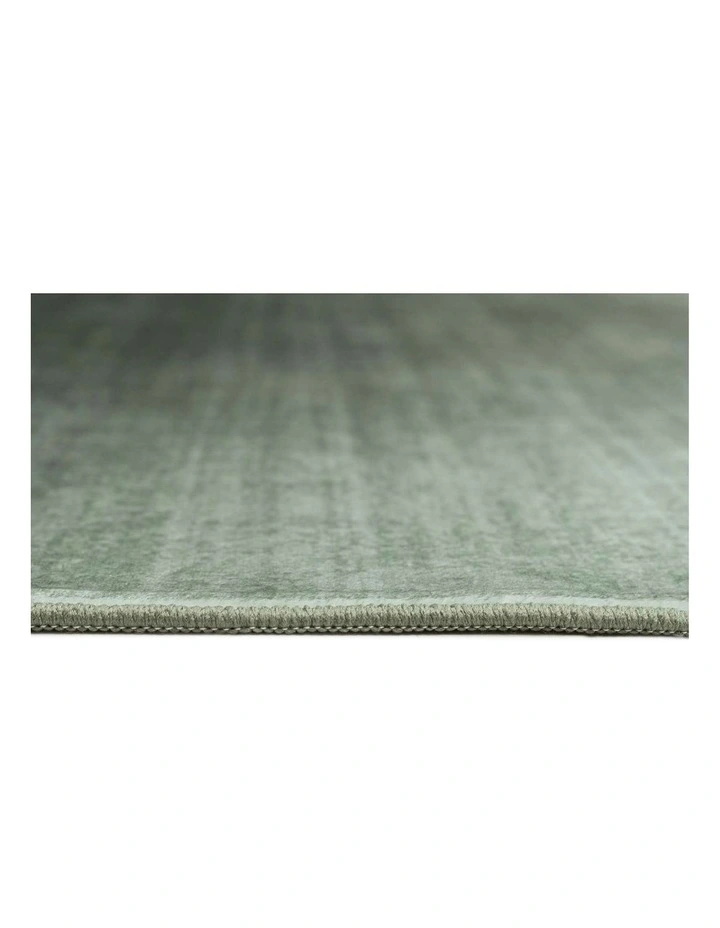 Macon Washable Rug in Green image 7
