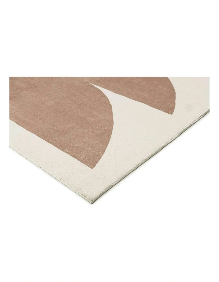 Ludlow Printed Washable Rug in Beige image 2