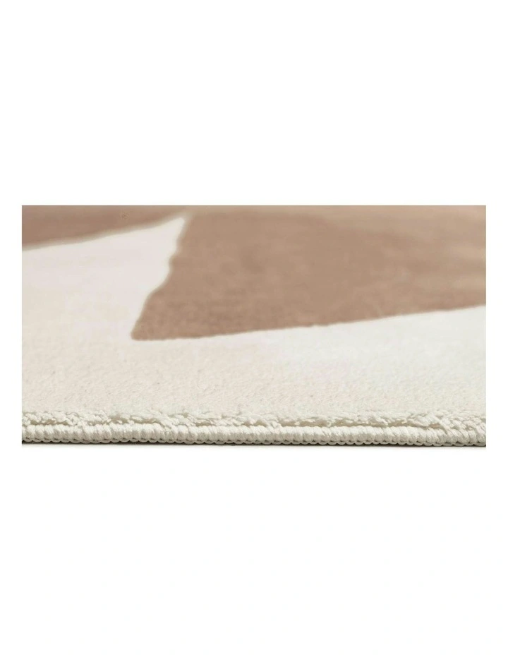 Ludlow Printed Washable Rug in Beige image 3