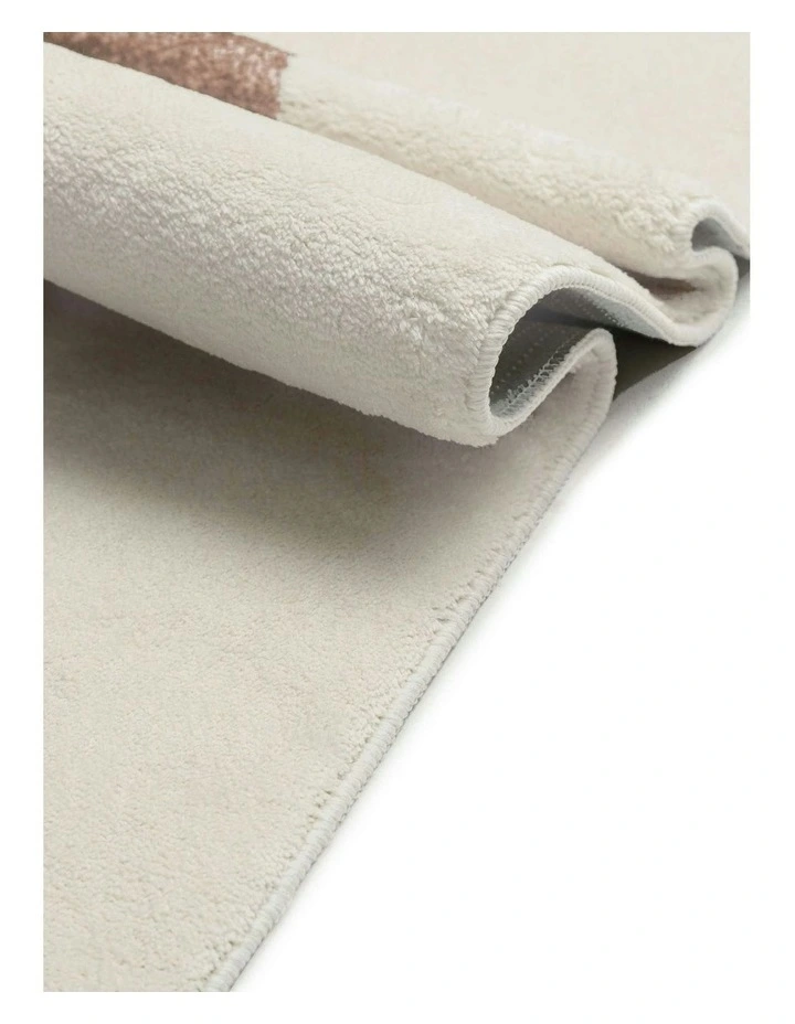 Ludlow Printed Washable Rug in Beige image 6