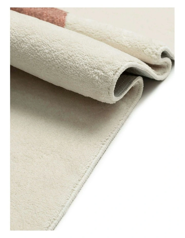 Bleecker Printed Washable Rug in Beige image 4