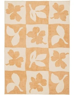 Holloway Printed  Washable Rug in Beige